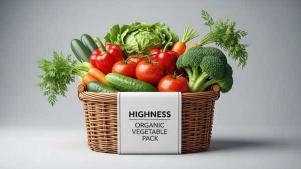 Fresh Organic Farm Vegetables Pack